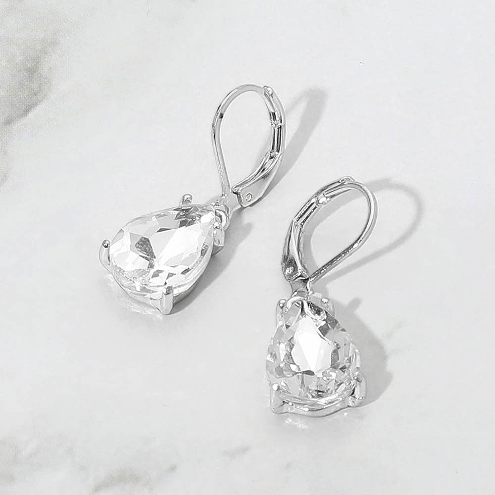 Sensibling Corp. - Wholesale Dangle Earrings - Teardrop Glass Stone Drop Dangle Earrings18