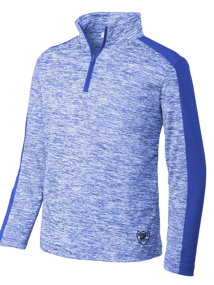 Laser Quarter-Zip per bambini per la vendita all'ingrosso da parte di KOURTLY by Loriet Sports