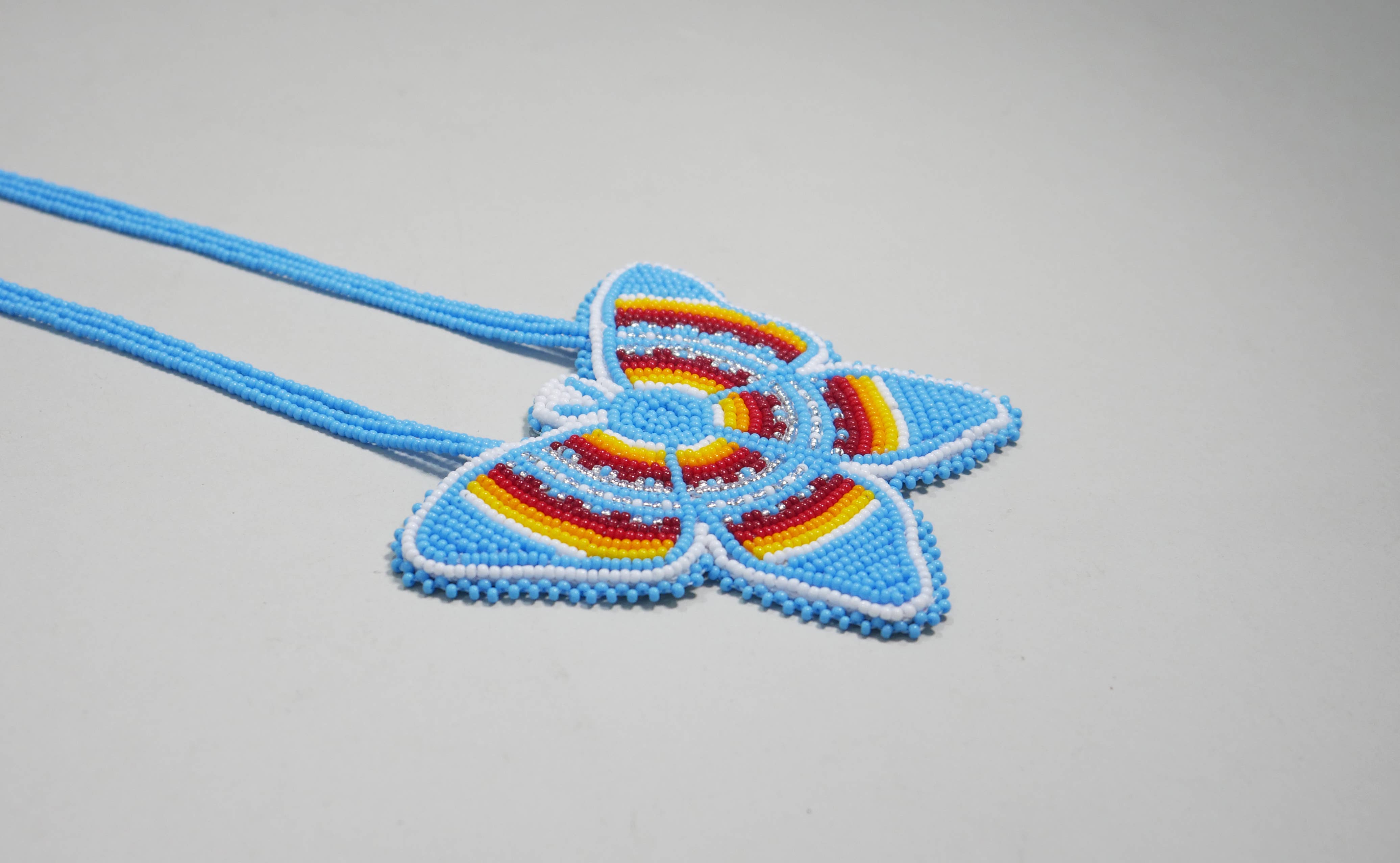 KANGURAH – Engroshandel Halskæde med vedhæng – Indiansk stil perlehalssmykke med sommerfugl2