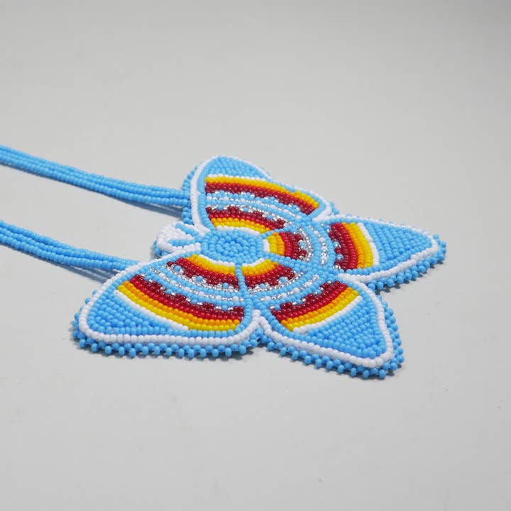 KANGURAH - Wholesale Pendant/charm necklace - Native American Style Beaded Necklace ( Butterfly )2