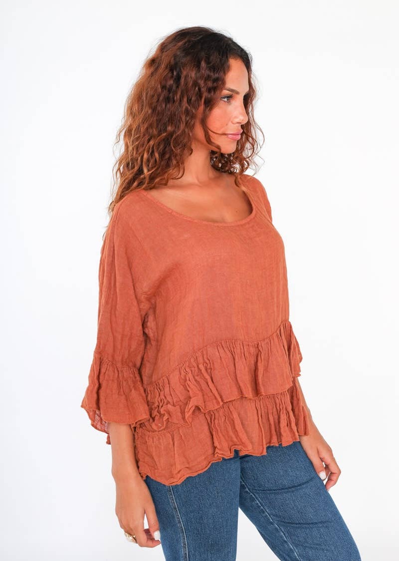 LINEN & COTTON HOUSE – Engroshandel Tunika - Dame – LINNED TUNIKA 327917