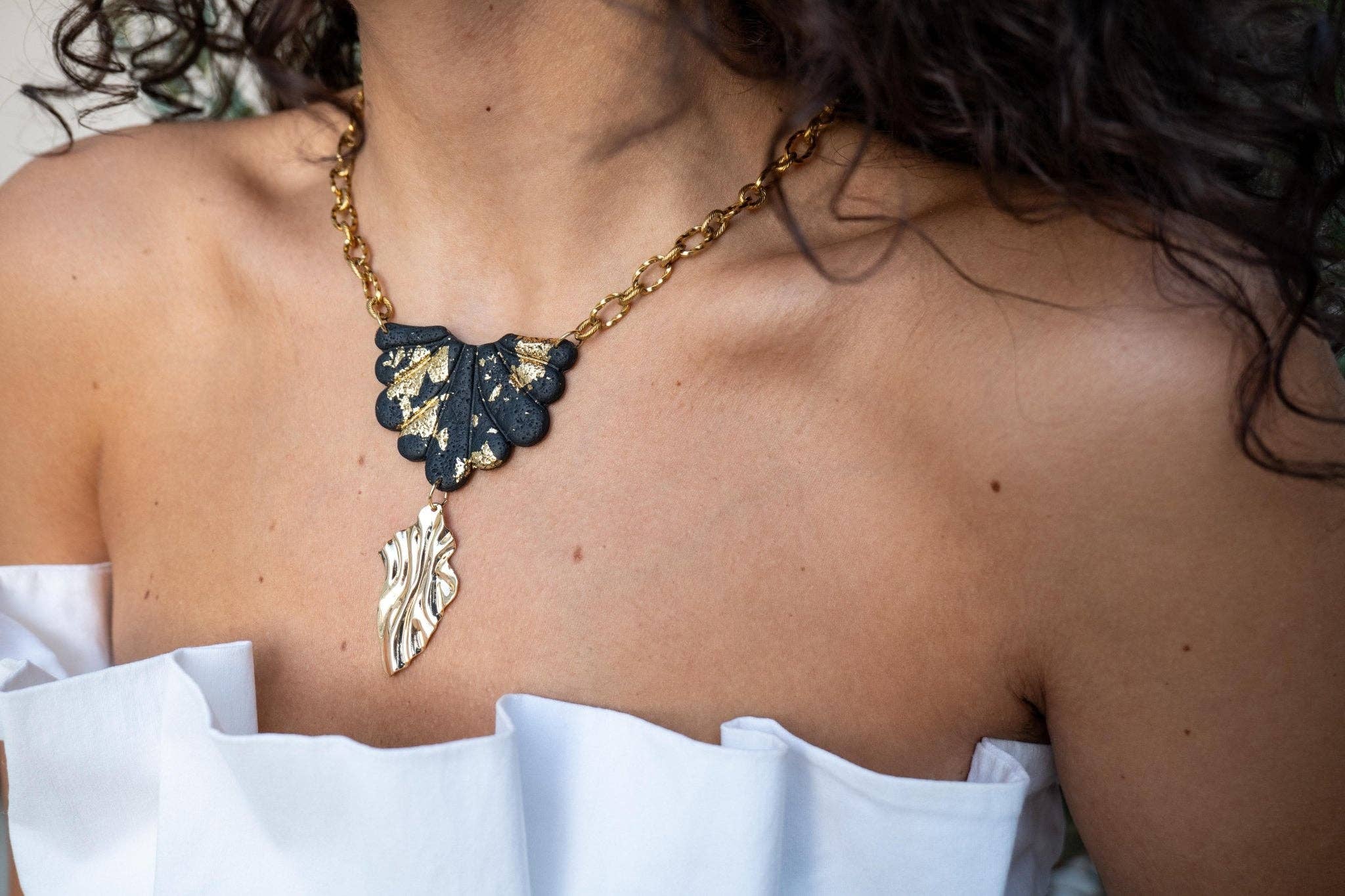 OE! - Wholesale Pendant/Charm Necklace - ORO - Collana a catena Fiore0