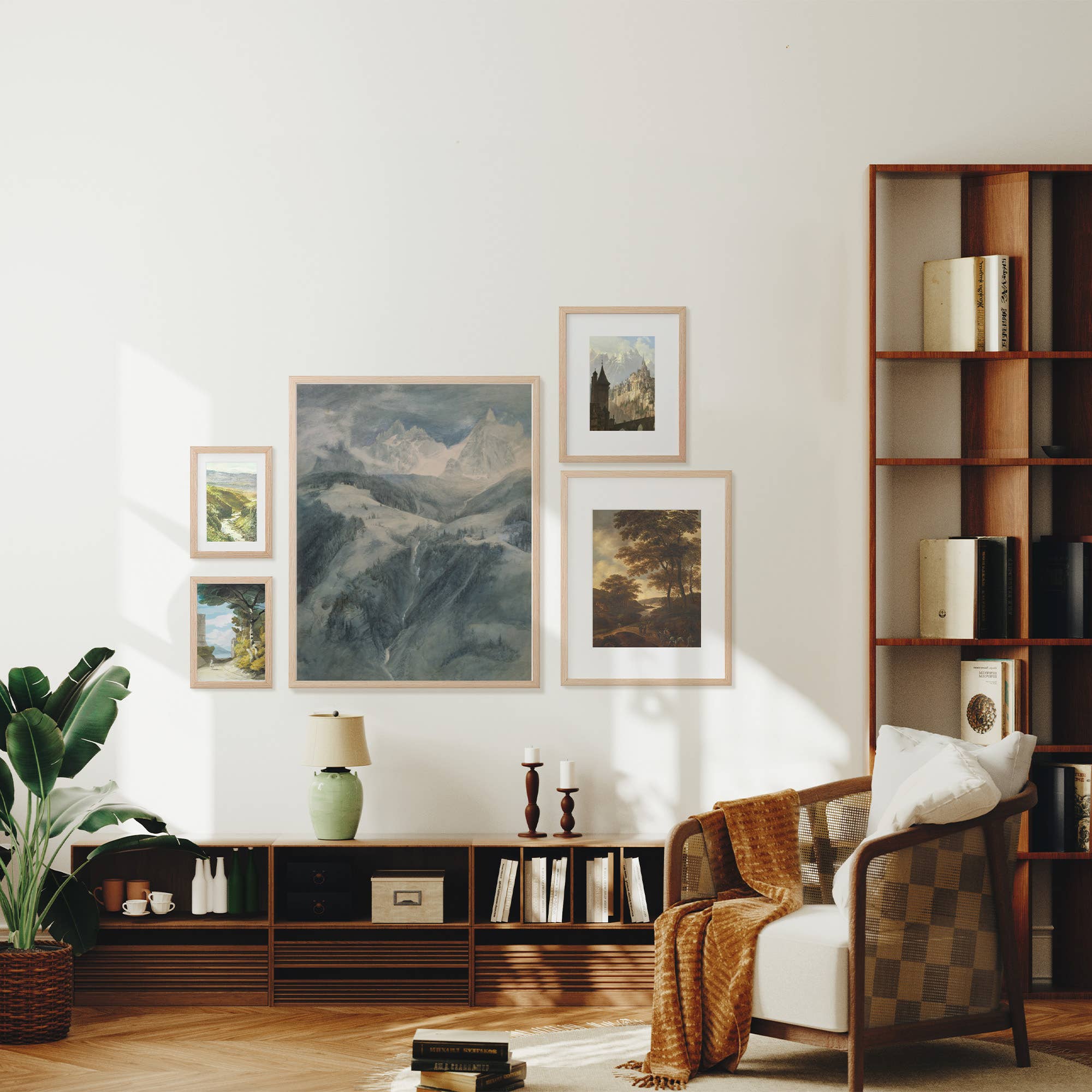 LivingTaste Home Inc - Wholesale Picture Frame - 11x14 Solid Oak Wood Frame 7