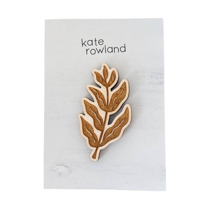 Olive Branch Brooch for wholesale by Kate Rowland