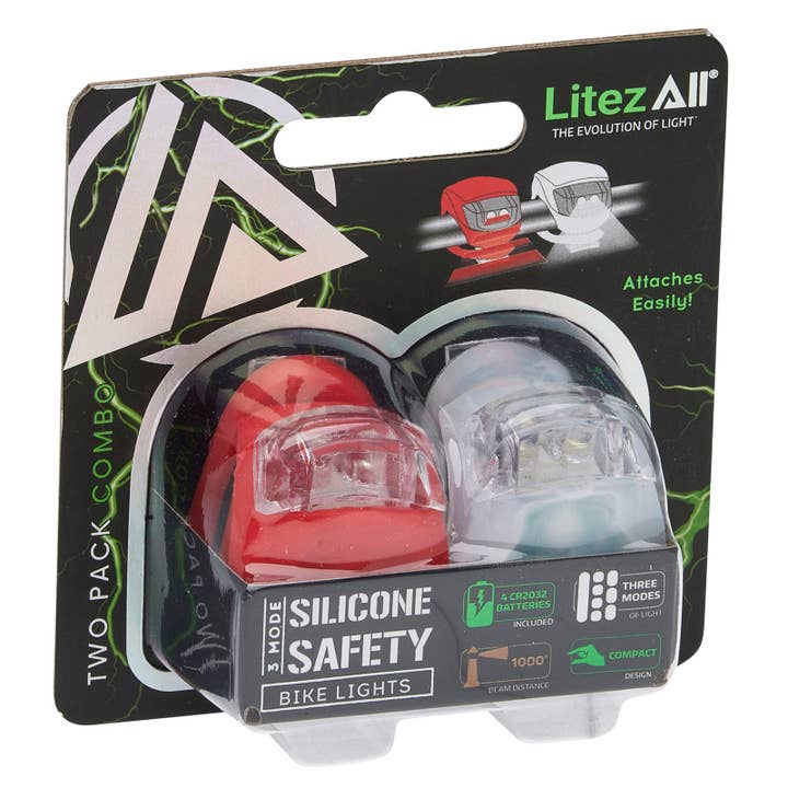 LitezAll - Wholesale Biking Accessories - LitezAll LED Bike Safety Lights Headlight and Tail Light26