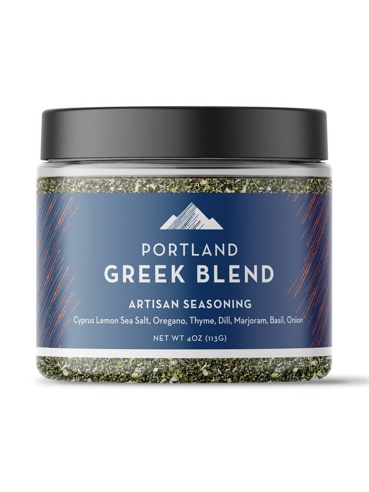 Græsk blanding for engroshandel hos Portland Salt Co.