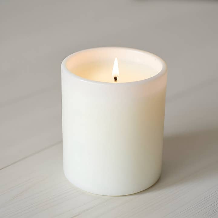 Plunk Soap and Candle Company - Wholesale Jar/filled candle - Soy Candle Private Label Under Your Name Brand 8oz White Ja1