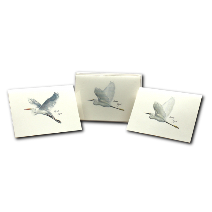 Earth Sky + Water - Wholesale Stationery/Notecard Set - Egret Assortment3