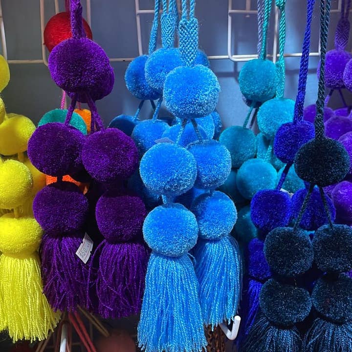 The Faria - Wholesale Purse/Bag Accessory - Women's - Pom Pom Tassel bag Charm