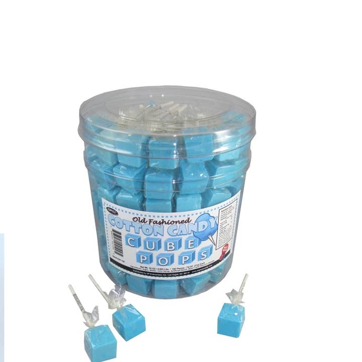 Old Fashions Cotton Candy Cube Pops for wholesale by Candy Barn Express