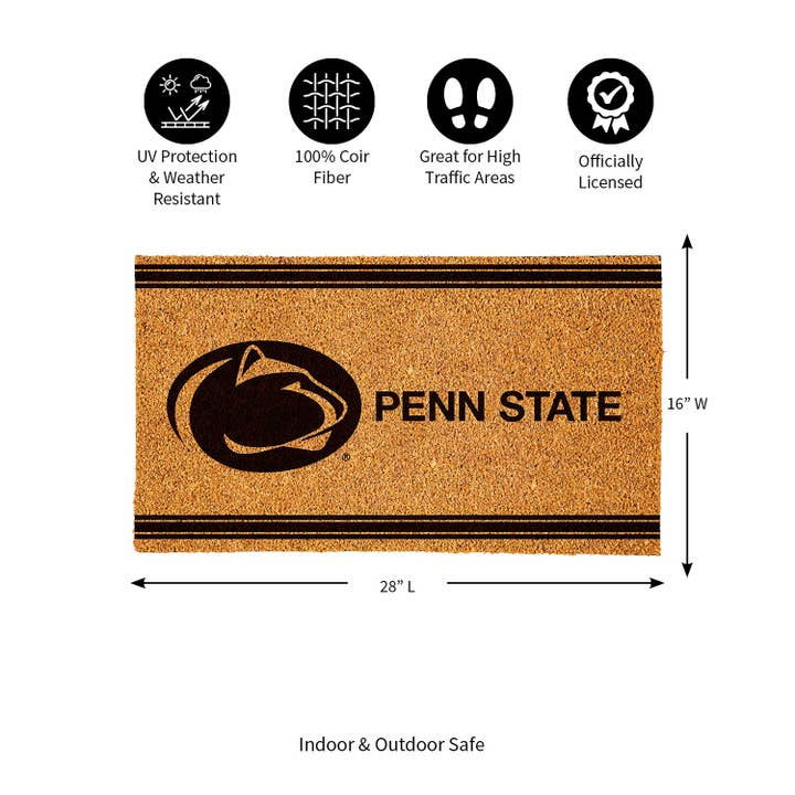 Evergreen Enterprises - Wholesale Door Mat - Penn State, Coir Mat 1C3