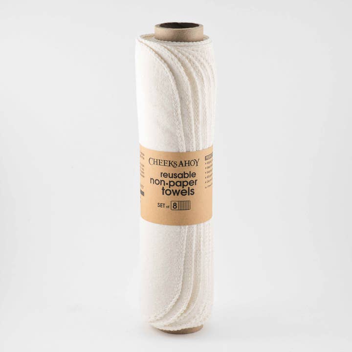 Cheeks Ahoy - Wholesale Dishcloth - Pre-Rolled Reusable Non-Paper Towels16