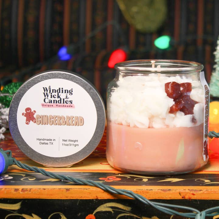Gingerbread Candle 11oz. for wholesale by Winding Wick Candles