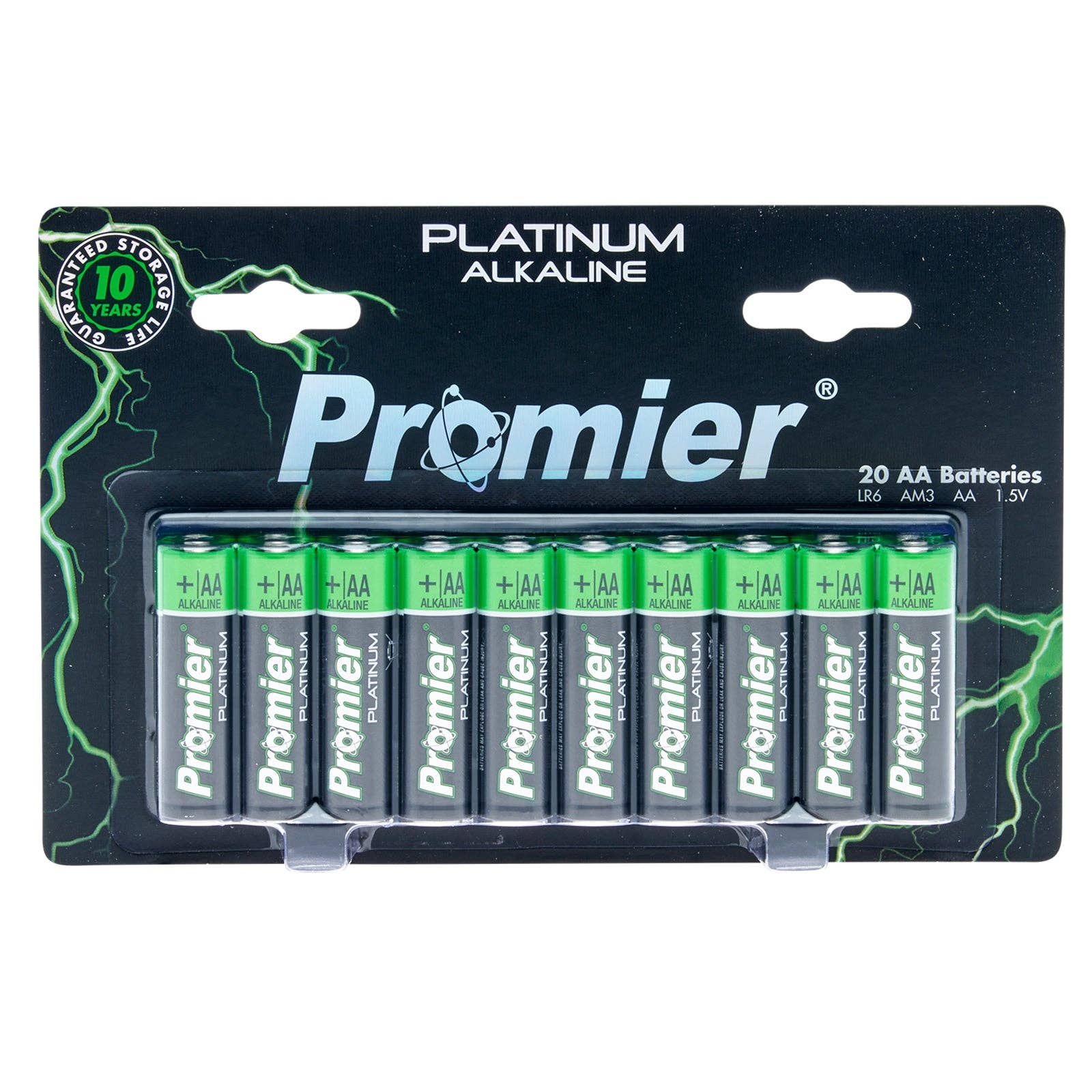 LitezAll - Wholesale Portable Charger - Promier® AA Platinum Alkaline Battery 20 Pack0