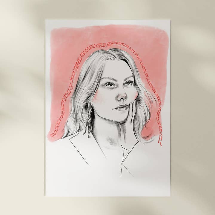 Phoebe Bridgers - I Know The End A4 Art Print for wholesale by Spilt Milk Press