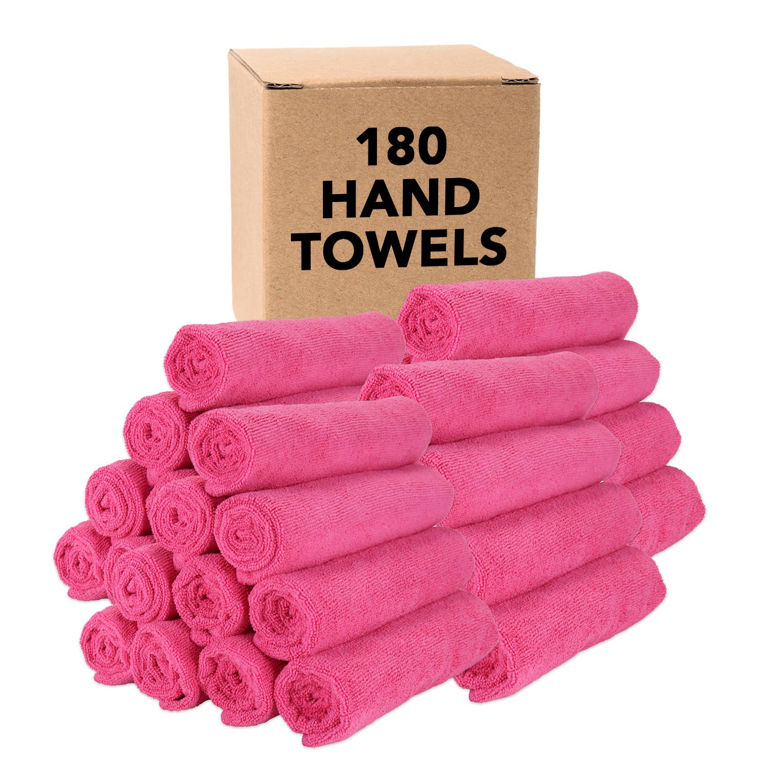 Arkwright Home - Wholesale Hand Towel - Hand Towels CASE of 180 - 16 x 27 Microfiber - Color Options33