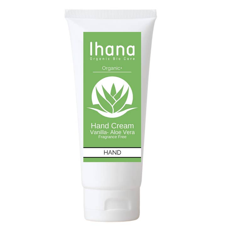 IH Creme de Mãos Orgânico Sem Perfume de Baunilha - Aloé Vera 100ml por atacado de Ihana Luonto Pro