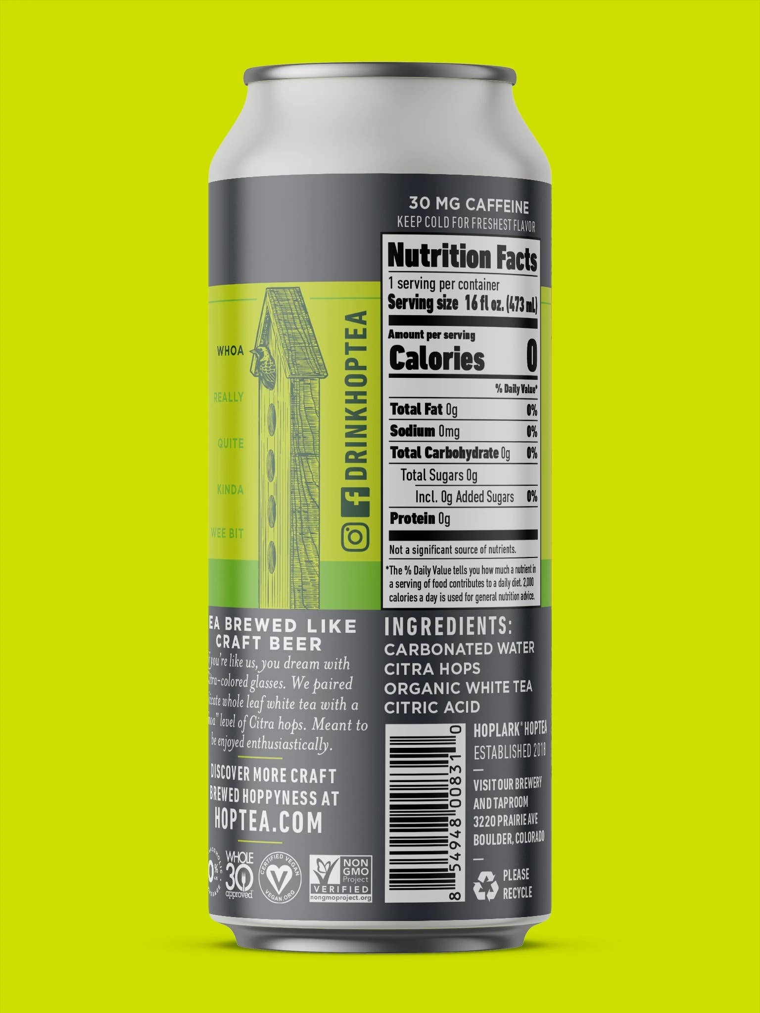 Hoplark Hoptea - Wholesale Iced Tea - The Citra Bomb One - 16oz1