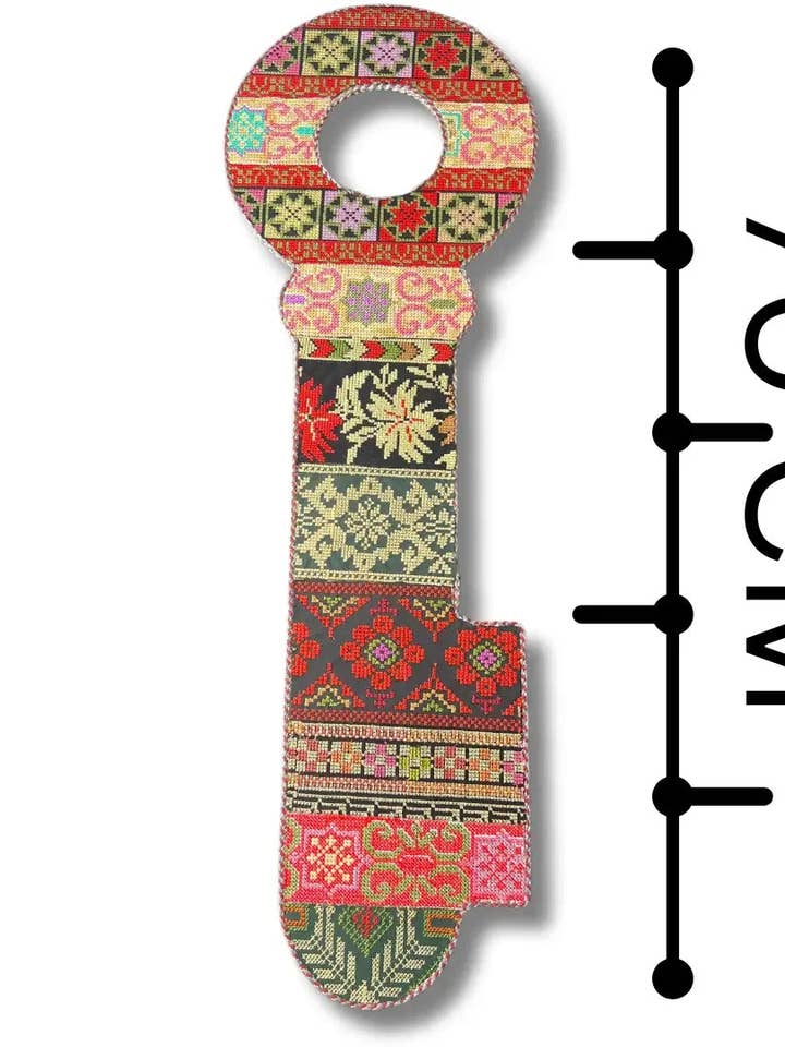 Tatreez Heminredning i Nyckelform - Hantverk av Hög Kvalitet för wholesale av Palestinian Elegance