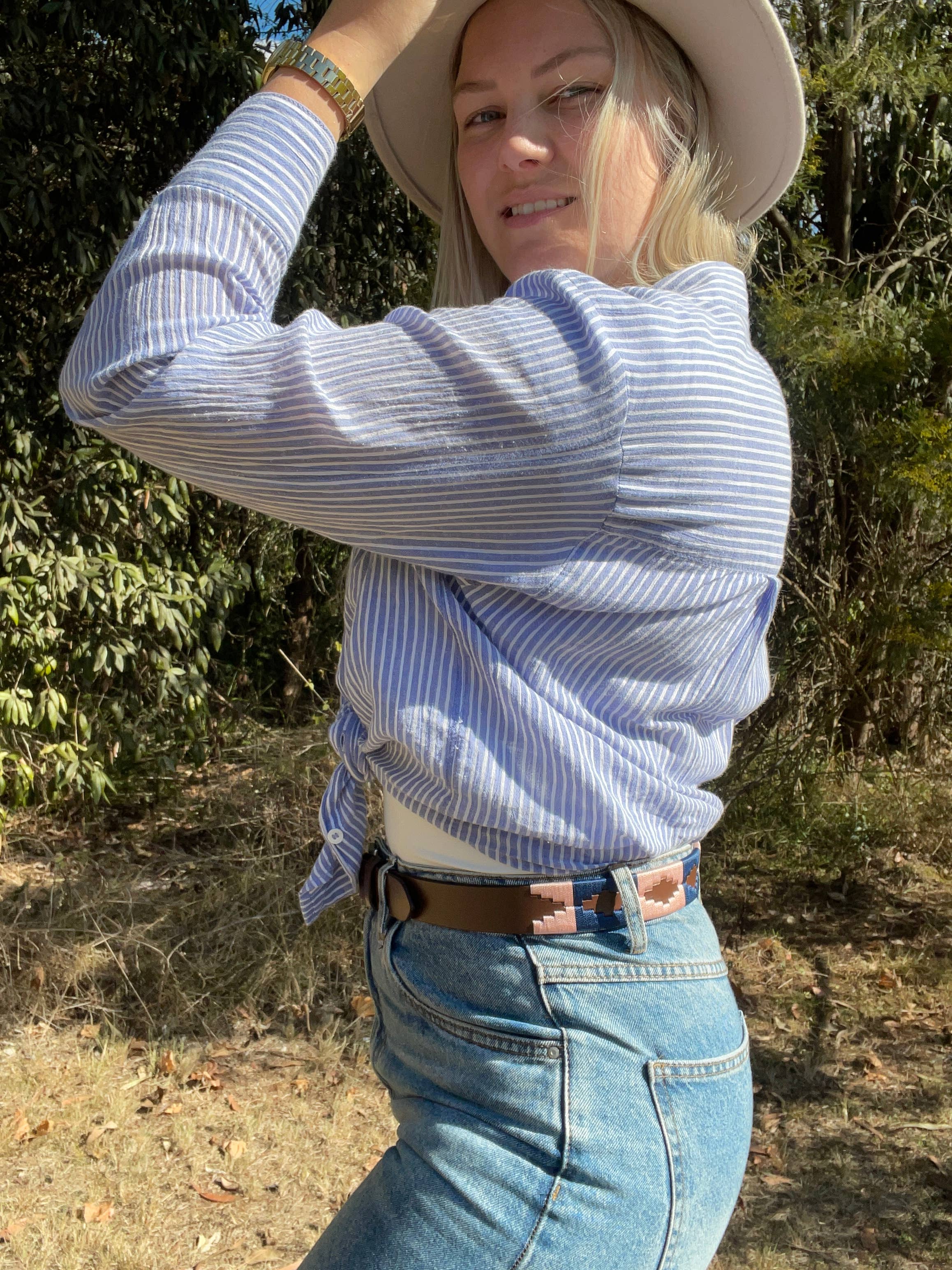 hide & chic – wholesale Belt – Women's – Quality Full Grain Leather Polo Belt. Style No: 41034.3