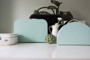 Kinderkoffertjes.nl - Wholesale Luggage - MINT GREEN suitcase 25 cm3