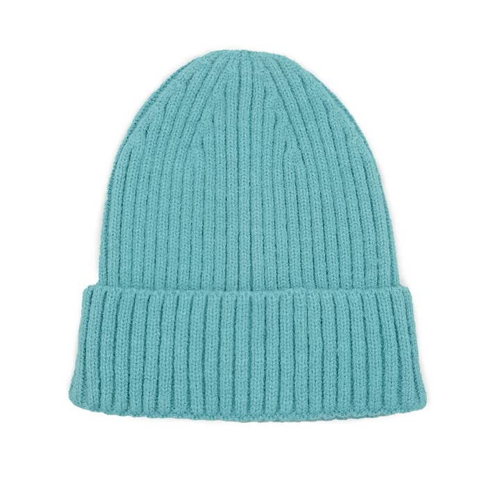 Do Everything In Love® - Vendita all'ingrosso Berretto - Donna - Berretto con polsino a costine tinta unita - Motivo a trecce14