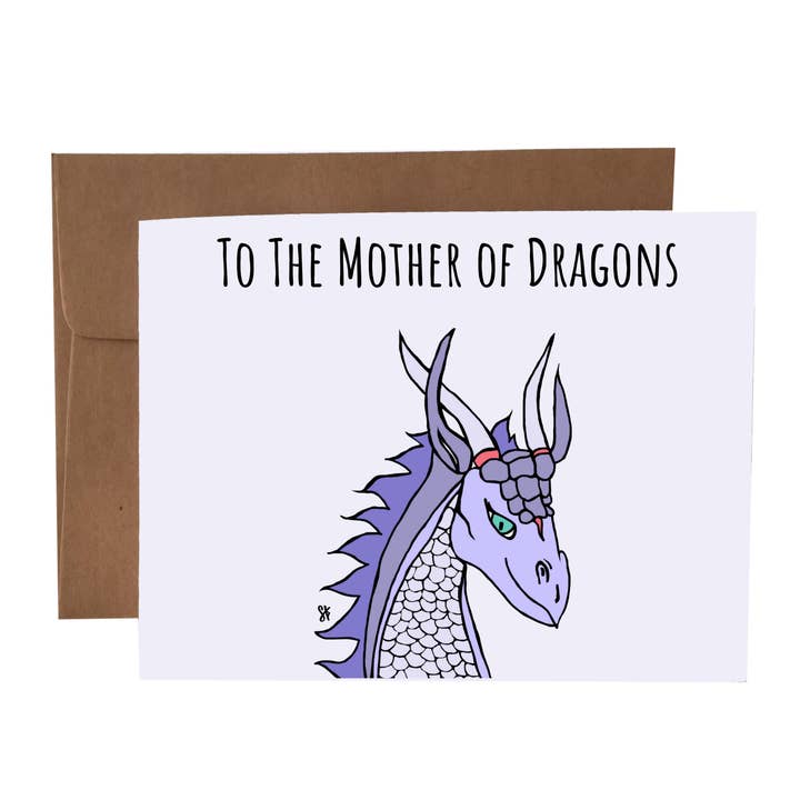 To The Mother of Dragons Greeting Card for wholesale by SKP ink