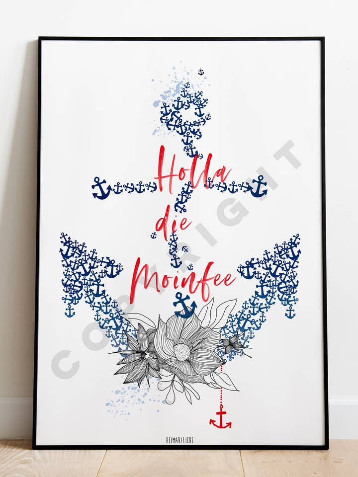 PRINT - HALLO DE MOINFEE voor wholesale door HEIMARTLIEBE®