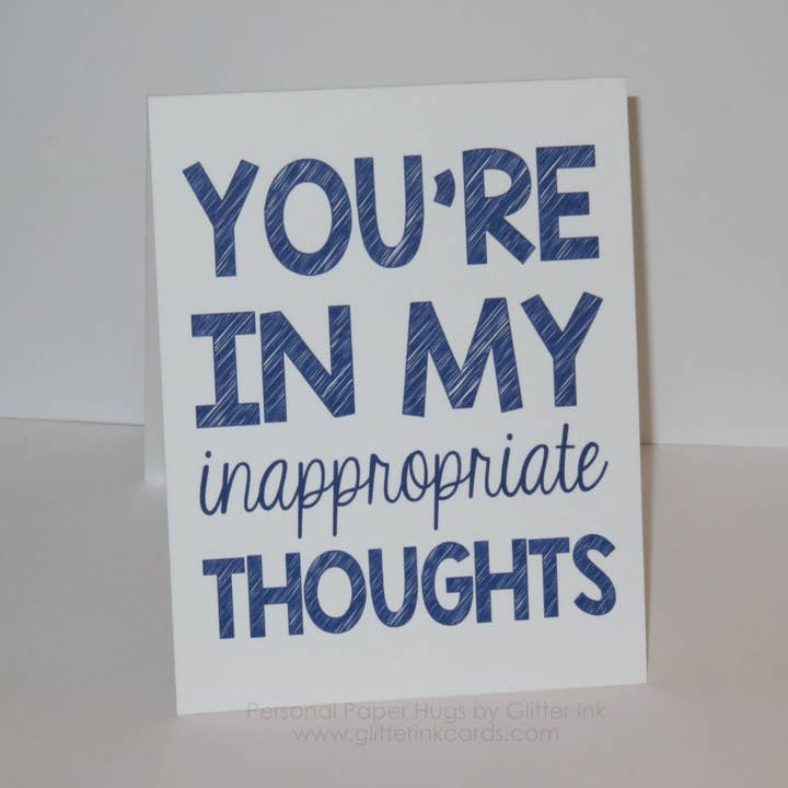 Personal Paper Hugs - Wholesale Thinking of You Card - Funny I Miss You Card - You Are in My Thoughts - Funny Thinking of You Card8