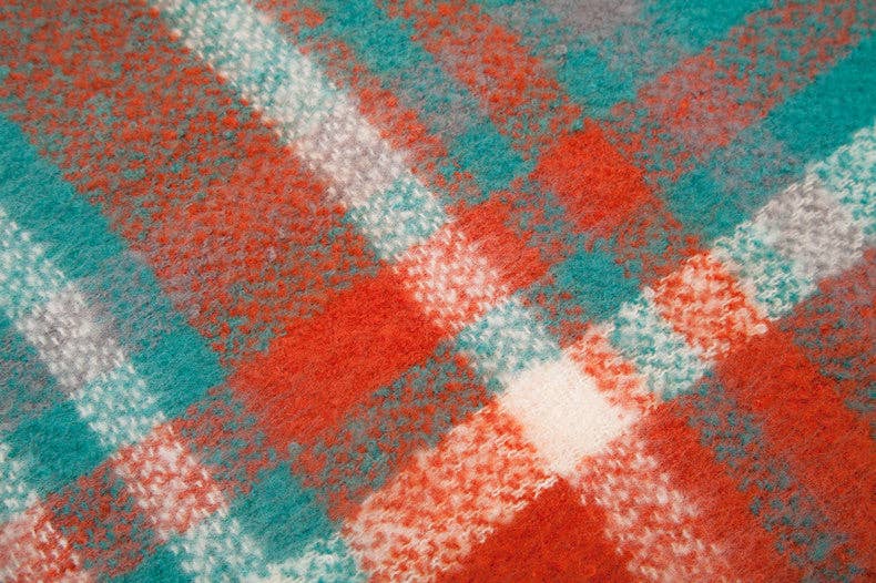 Dipped Shop - Wholesale Scarf - Women's - Tassel Plaid Vintage Scarves DPKS121810