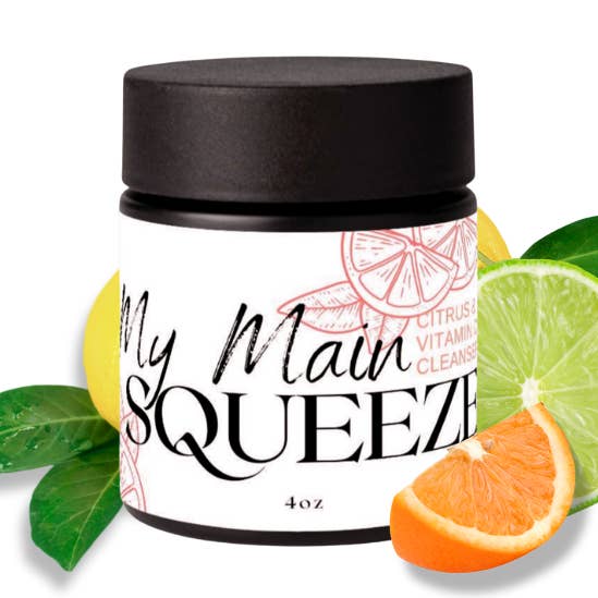 My Main SQUEEZE Citrus & Vitamin C Jelly Cleanser for wholesale by NAKED body essentials