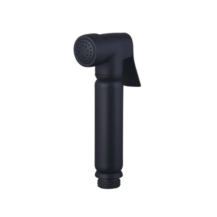 Designer toilet/bidet hand shower head, matt black for wholesale by Stilform Handels GmbH