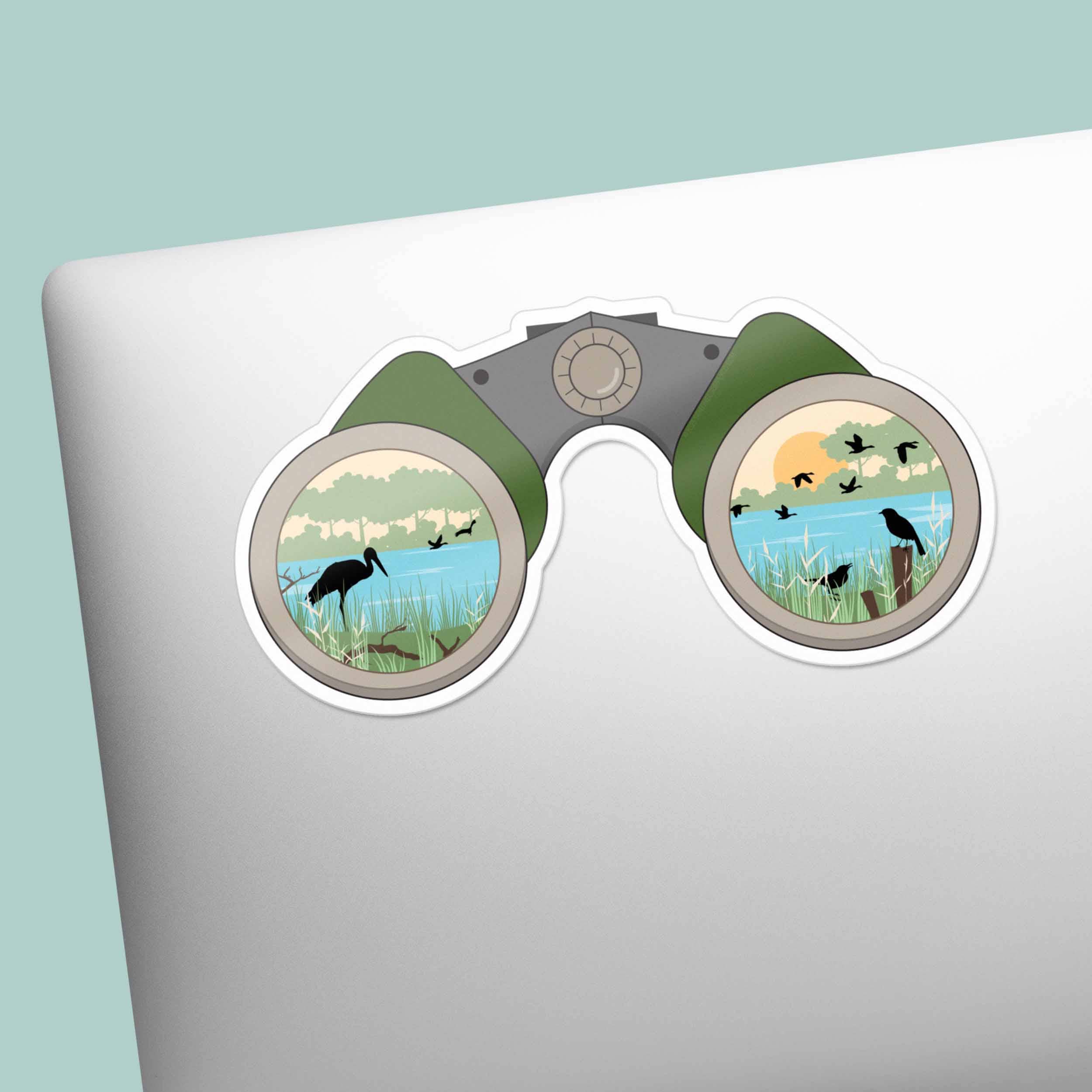 Sentinel Supply - Wholesale Sticker - Binoculars Birdwatching Sticker2