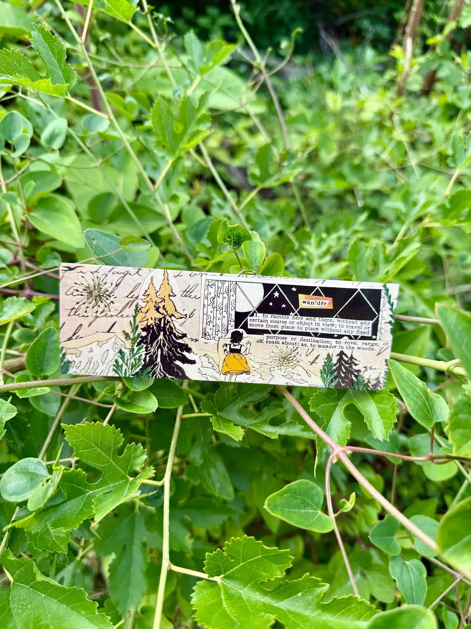 Corkscrew Curiosities - Wholesale Bookmark - Wanderlust Collage Bookmark3