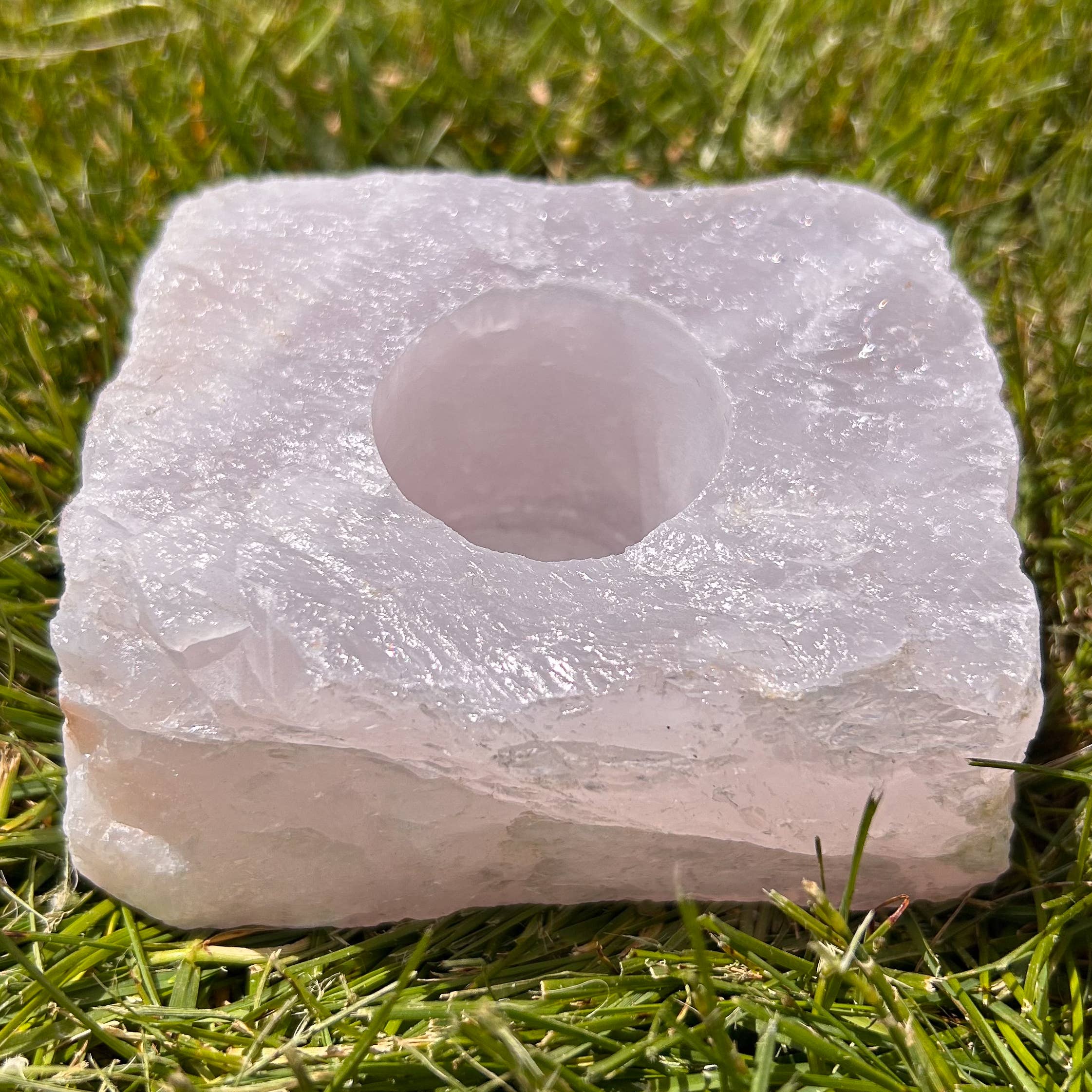 Quasar Gems USA – Großhandel Kerzenhalter – Kerzenhalter aus poliertem Rosenquarz2