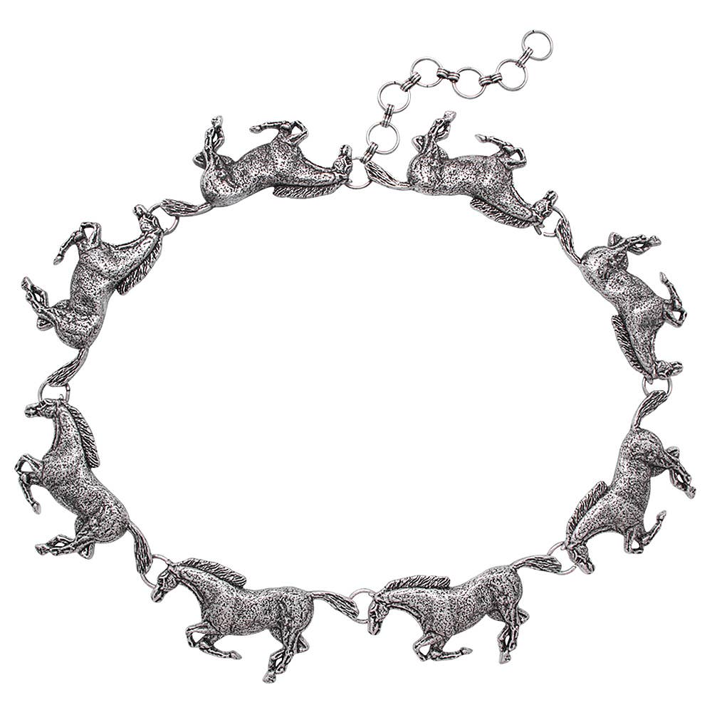 SB Metal Horse Belt Sm Size SX-0099SM for wholesale on Faire0