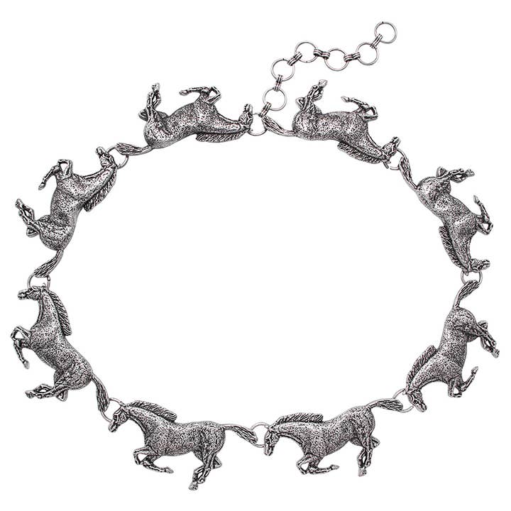 SB Metal Horse Belt Sm Size SX-0099SM for wholesale on Faire