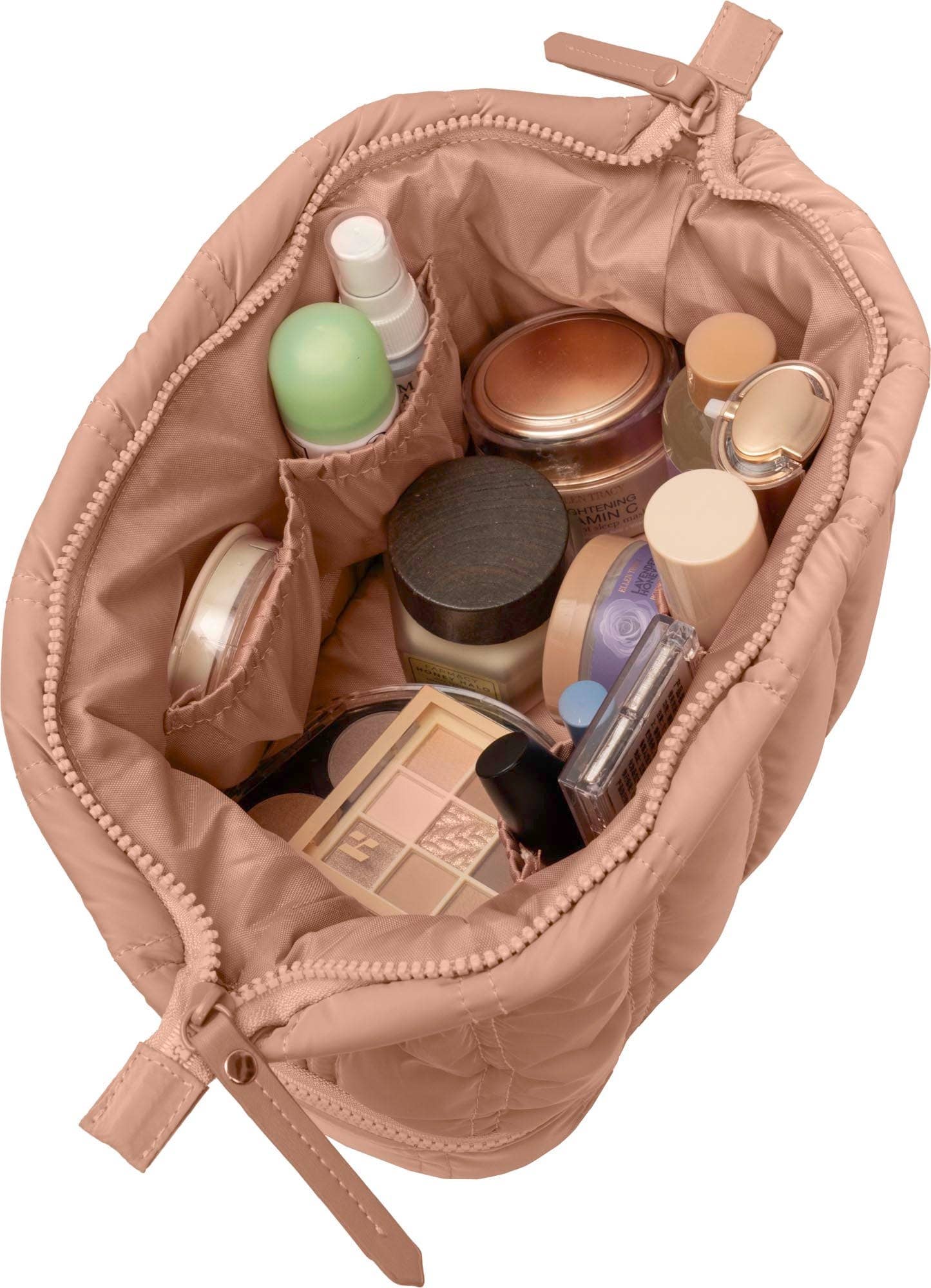 Magid – wholesale Toiletry bag – women's – Max Studio Tubular Quilted Nylon Toiletry Pouch17