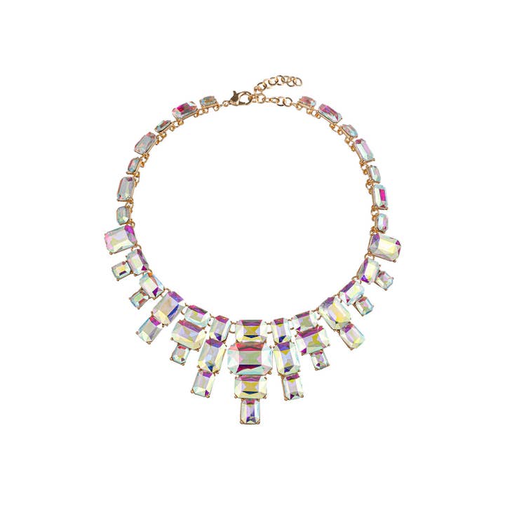 Eye Candy Los Angeles - Wholesale Pendant/Charm Necklace - Angela AB Crystal Statement Necklace