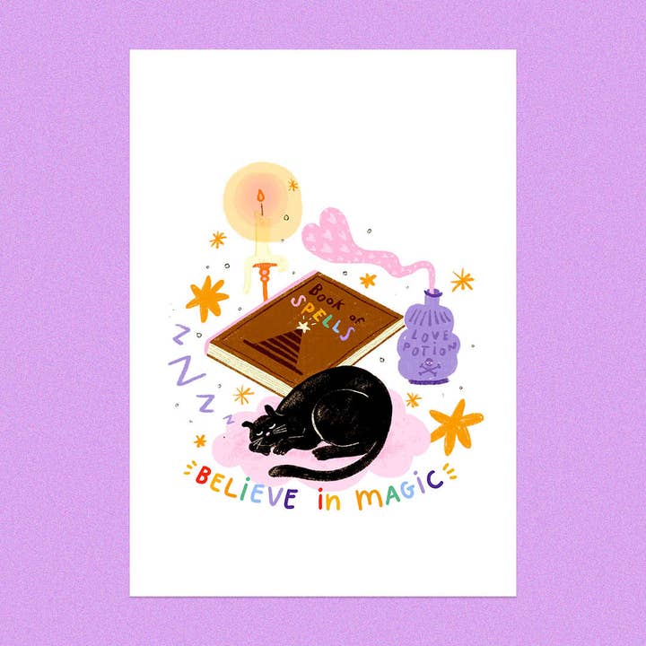 Bronagh Lee - Wholesale Art Print - Believe in Magic Print A4