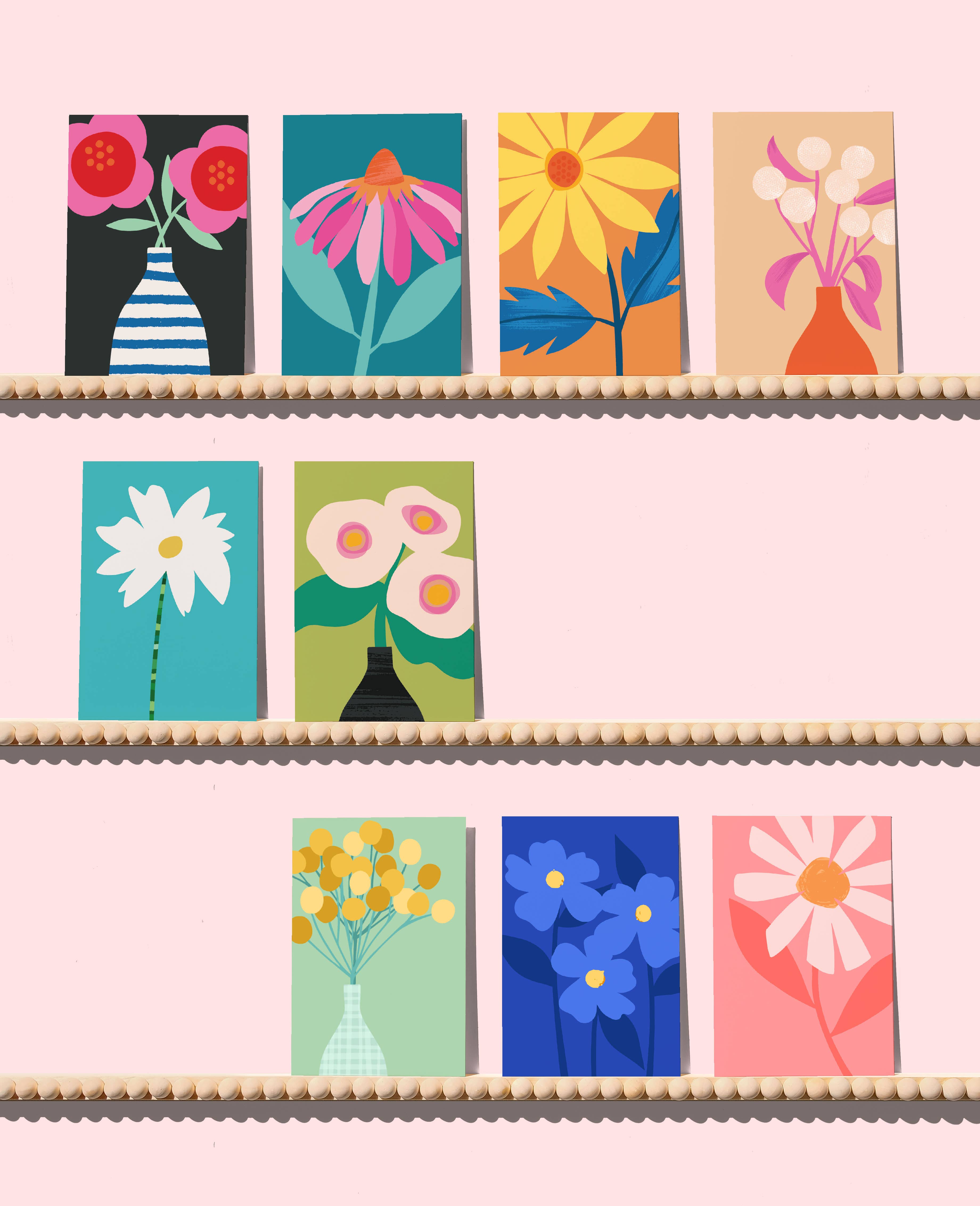Joanne de Pace Design Studio - Wholesale Everyday Greeting Card - Floral Greeting Cards | Female Birthday Cards | Floral Art5