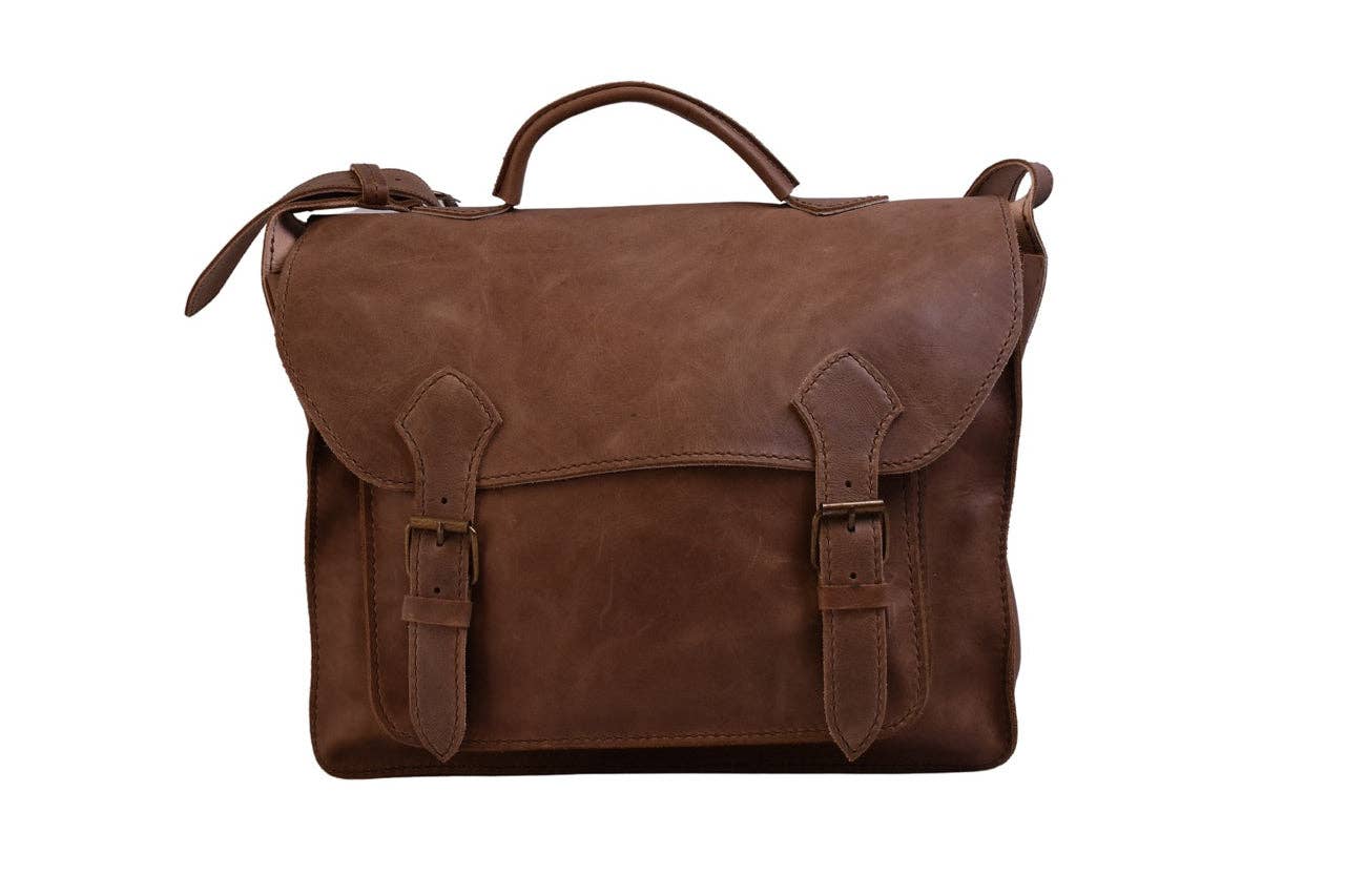 Lazarus Artisan Goods - Wholesale Briefcase - Unisex - Don Javier Briefcase | Leather Bag | Artisan Made | Ethical12