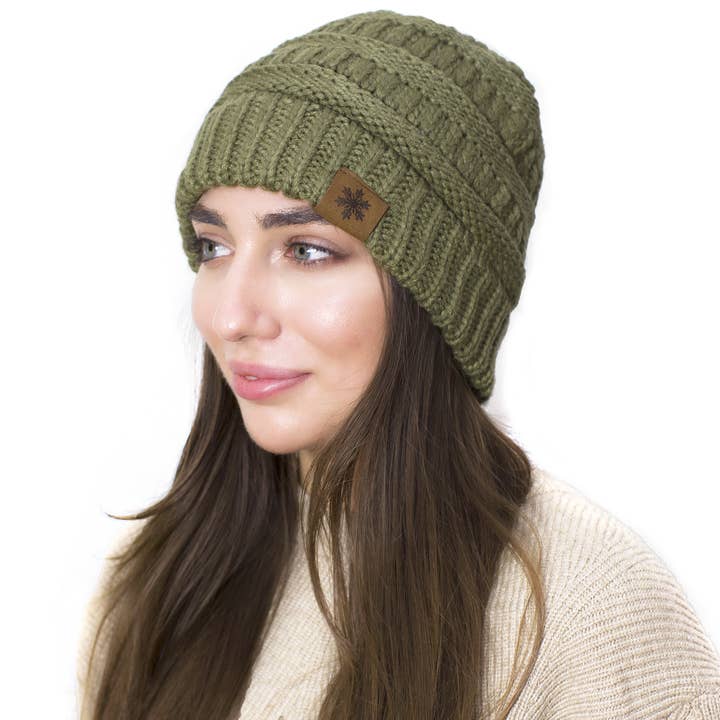 Lelaffet – wholesale Beanie – Women's – Slouchy Cable Knit Beanie Winter Hats for Women Chunky