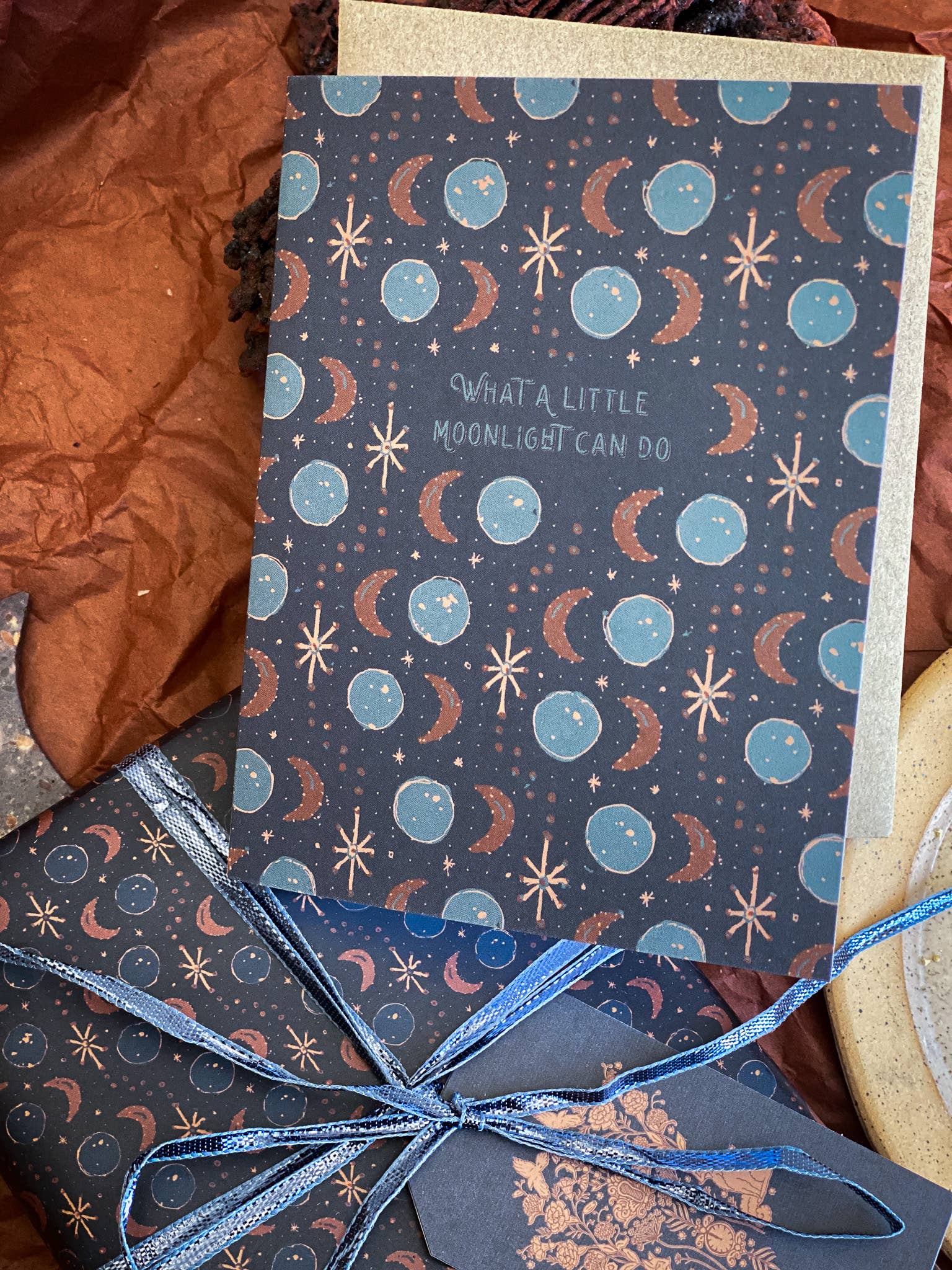 re:mused studio - Wholesale Everyday Greeting Card - A Little Moonlight A2 Greeting Card3