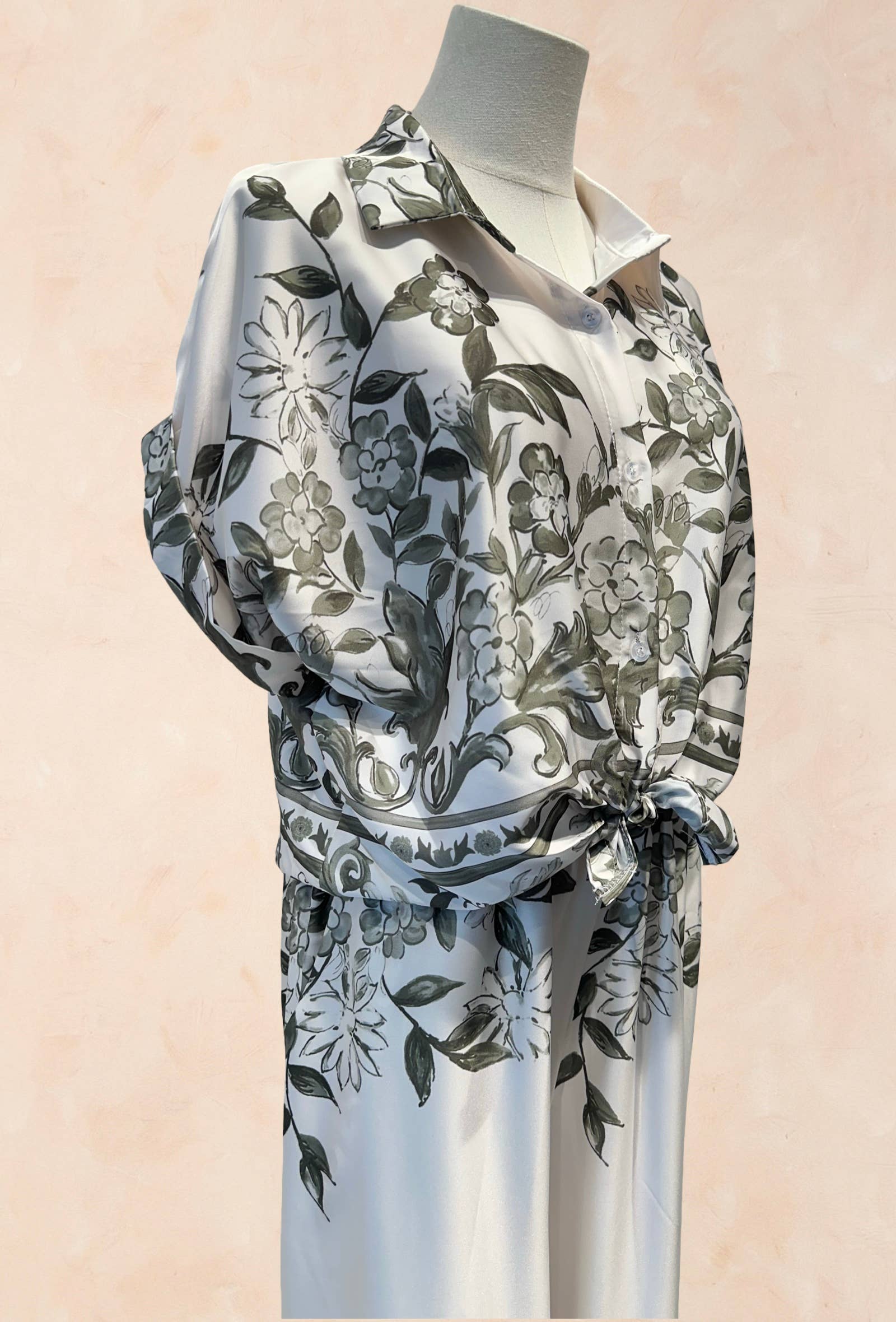 AMARIA - Wholesale Top & Pant Set (NOT Loungewear) - Women's - Women's Floral Print Set – 88730416