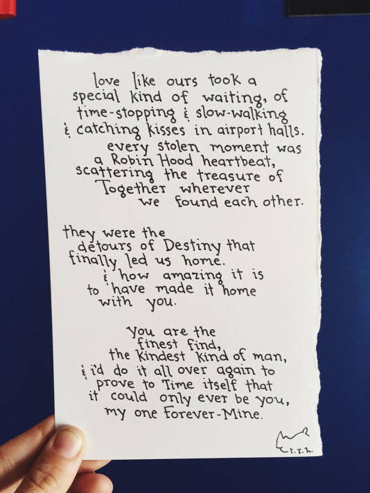 Forever Mine // Poem for wholesale by NOTESONTHEWAY