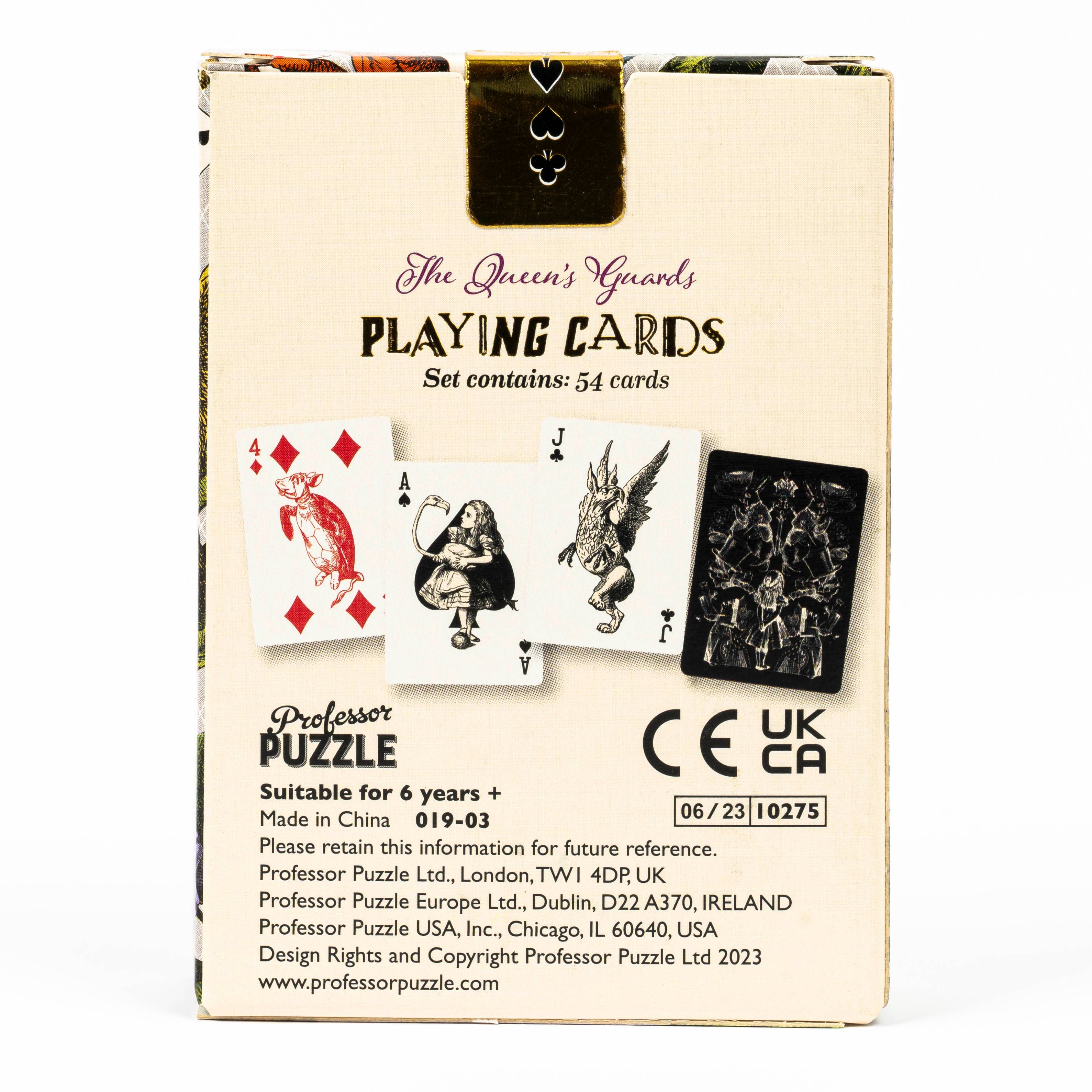 Professor Puzzle USA, Inc. - Wholesale Playing Cards - The Queen's Guards Playing Cards (D.10)4