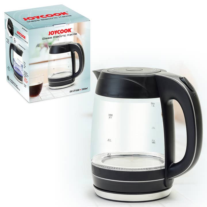EMC - Wholesale Kettle - Joycook Electric Glass Kettle 1.8L (60.9 fl.oz.)