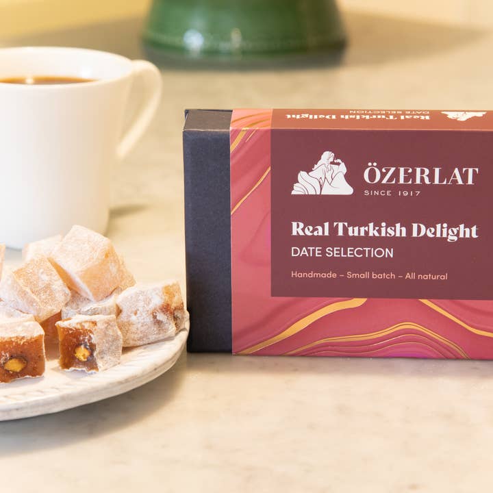 Ozerlat UK - Wholesale Gummy - Date Selection Turkish Delight; Plant-Based, Vegan-Friendly