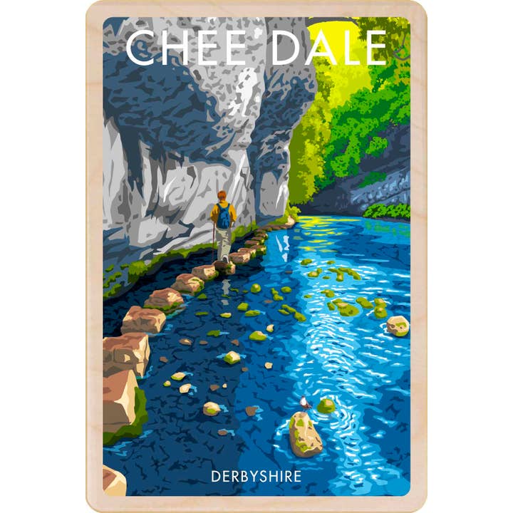 THE WOODEN POSTCARD COMPANY - Wholesale Postcard - Chee Dale, Derbyshire - Eco-friendly cards & magnets